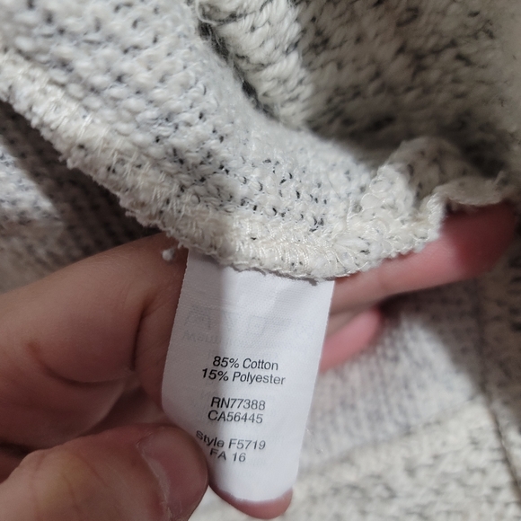 ⬇️$24 madewell cozy textured gray knit hooded - Picture 7 of 11